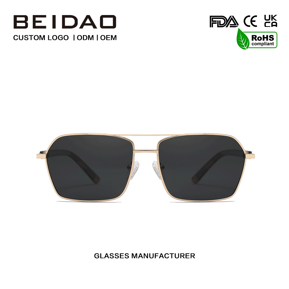 Classic Retro Aluminum Alloy UV400 Lens Sunglasses