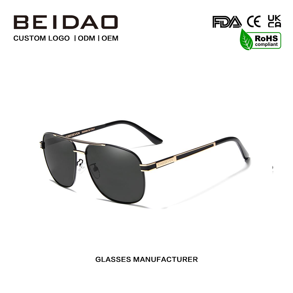 Fashion Alloy Polarized Sunglasses