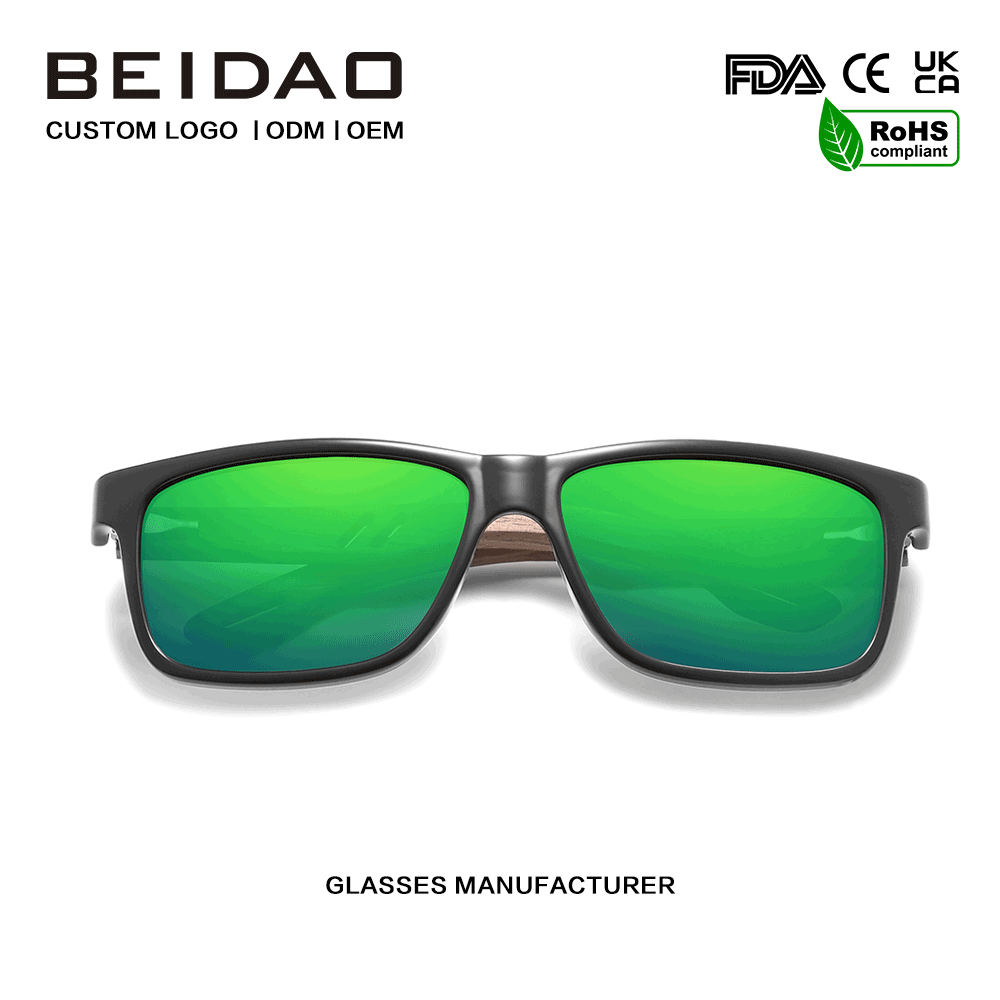 Handmade Walnut Frame Sunglasses Eyewear