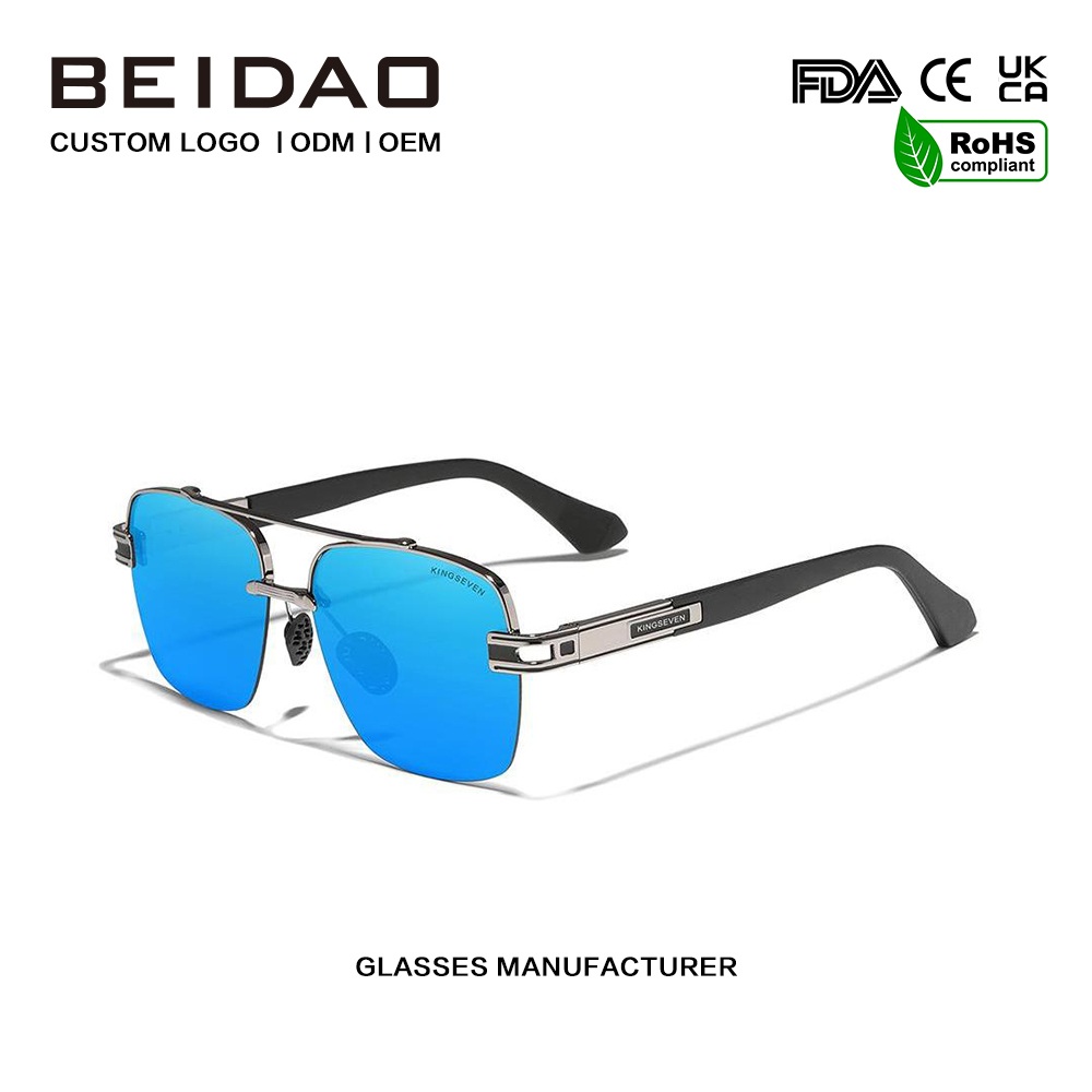 Luxury for Men Colorful Retro Polarized Sunglasses