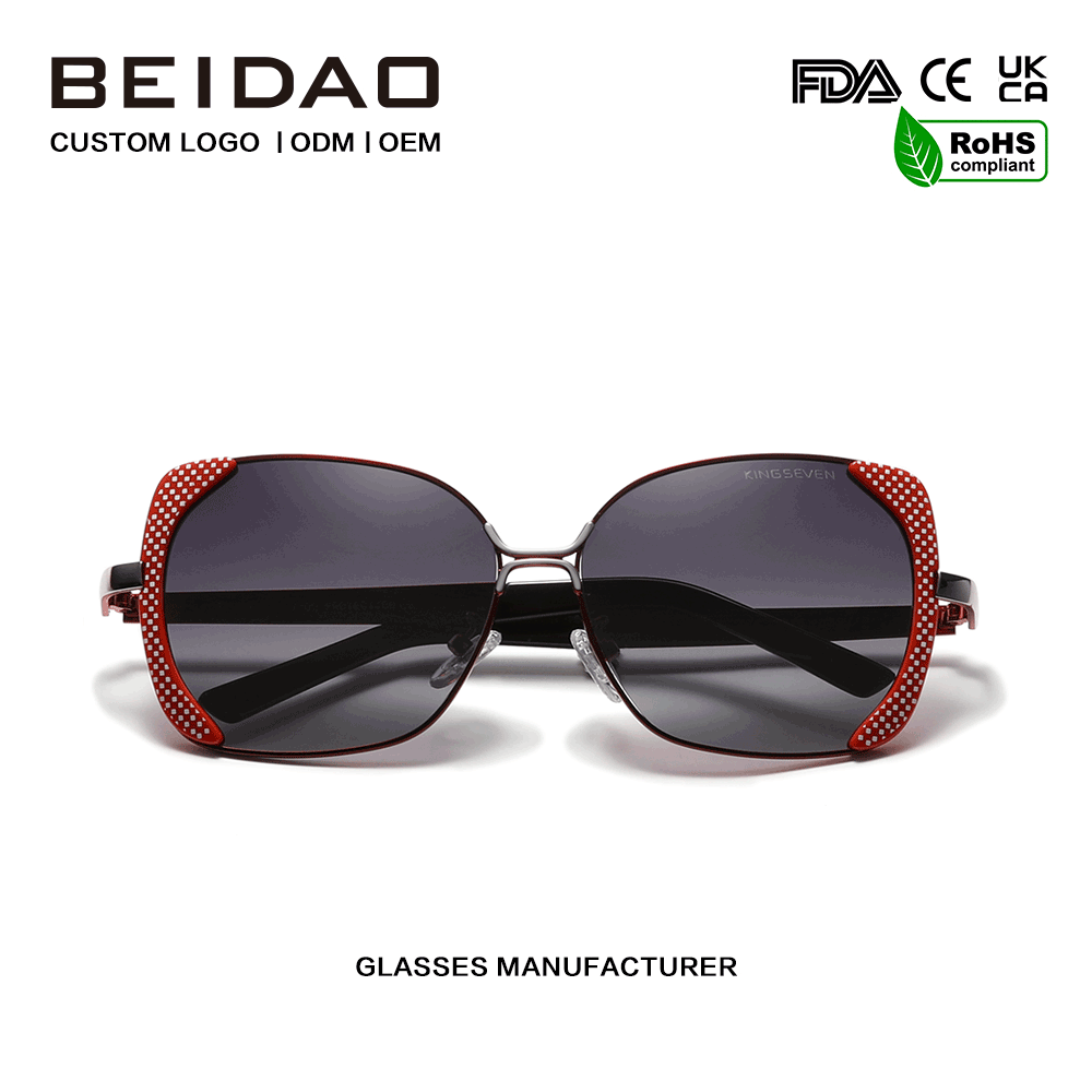 Luxury Oversized Polarized Gradient Sunglasses for Women Men