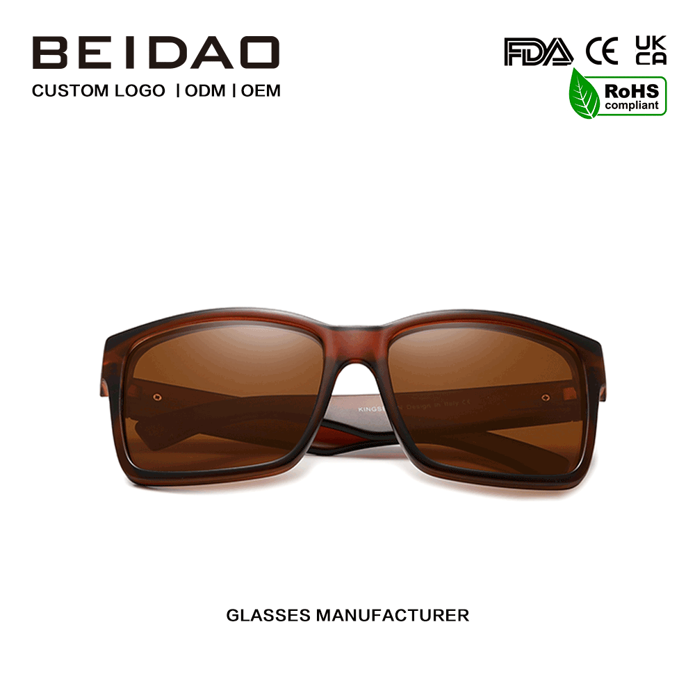 Men's Fashion Polarized Mirror UV400 Lenses Sunglasses
