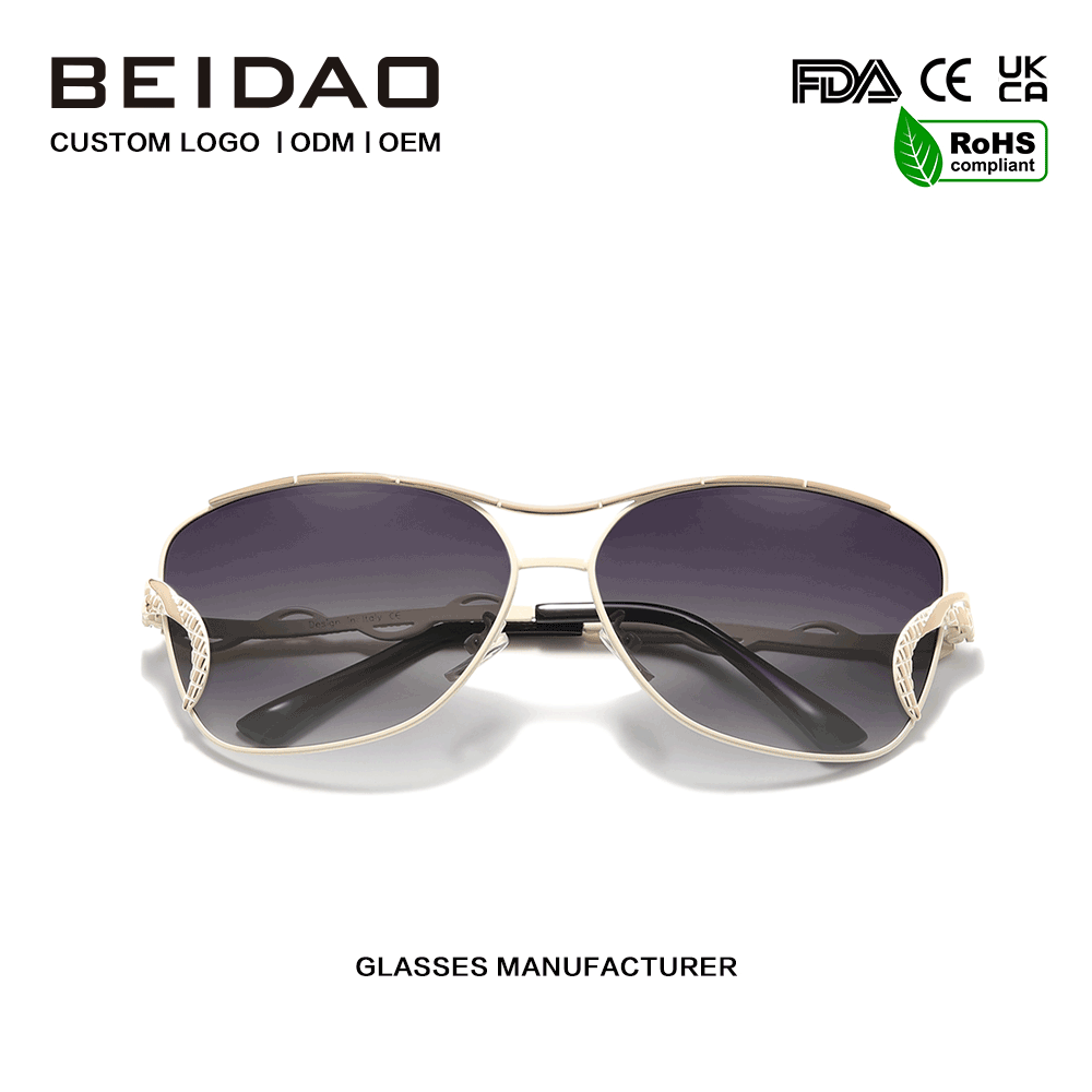 Modern Big Full Rim Gradient  UV400 Protection Sunglasses