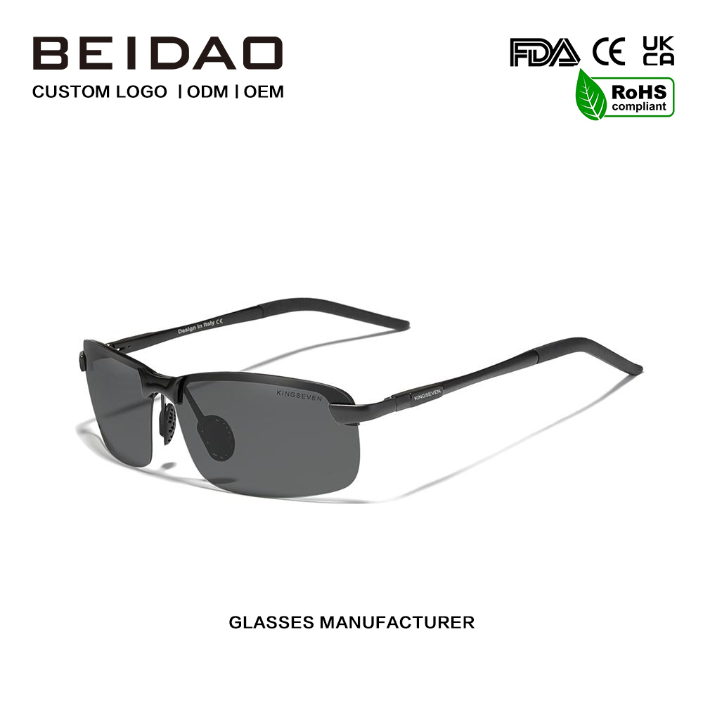 Modern Fashion Alloy Polarized Sunglasses for Women Men