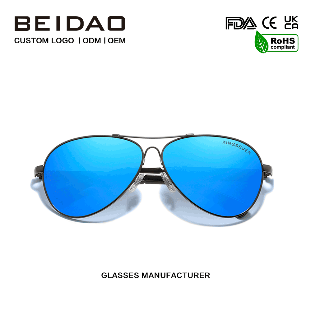 Modern Polarized UV400 protection Alloy Frame Driving Sunglasses