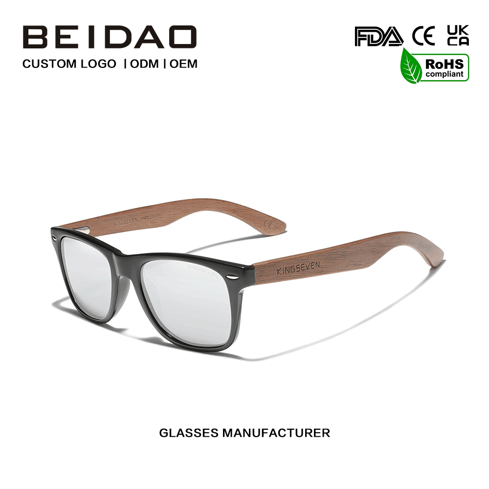 Modern Walnut Polarized UV400 protection Sunglasses Driving