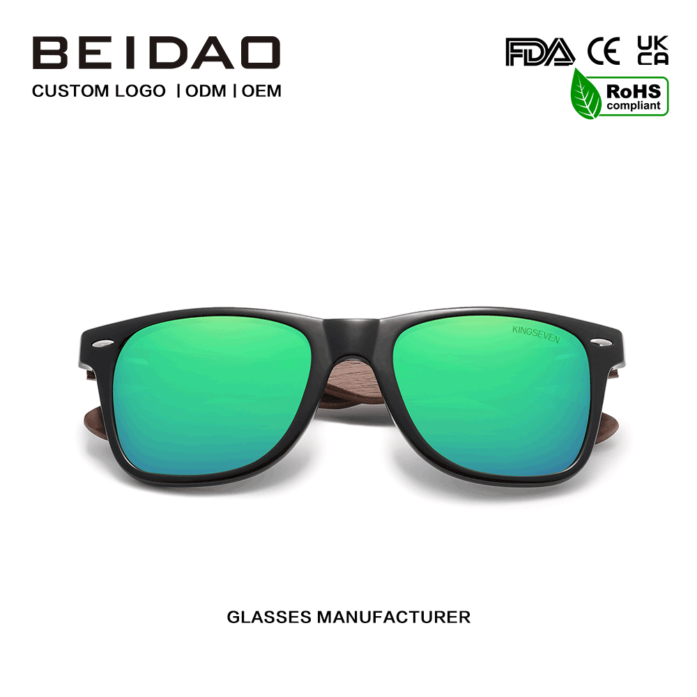 Modern Walnut Polarized UV400 protection Sunglasses for Men