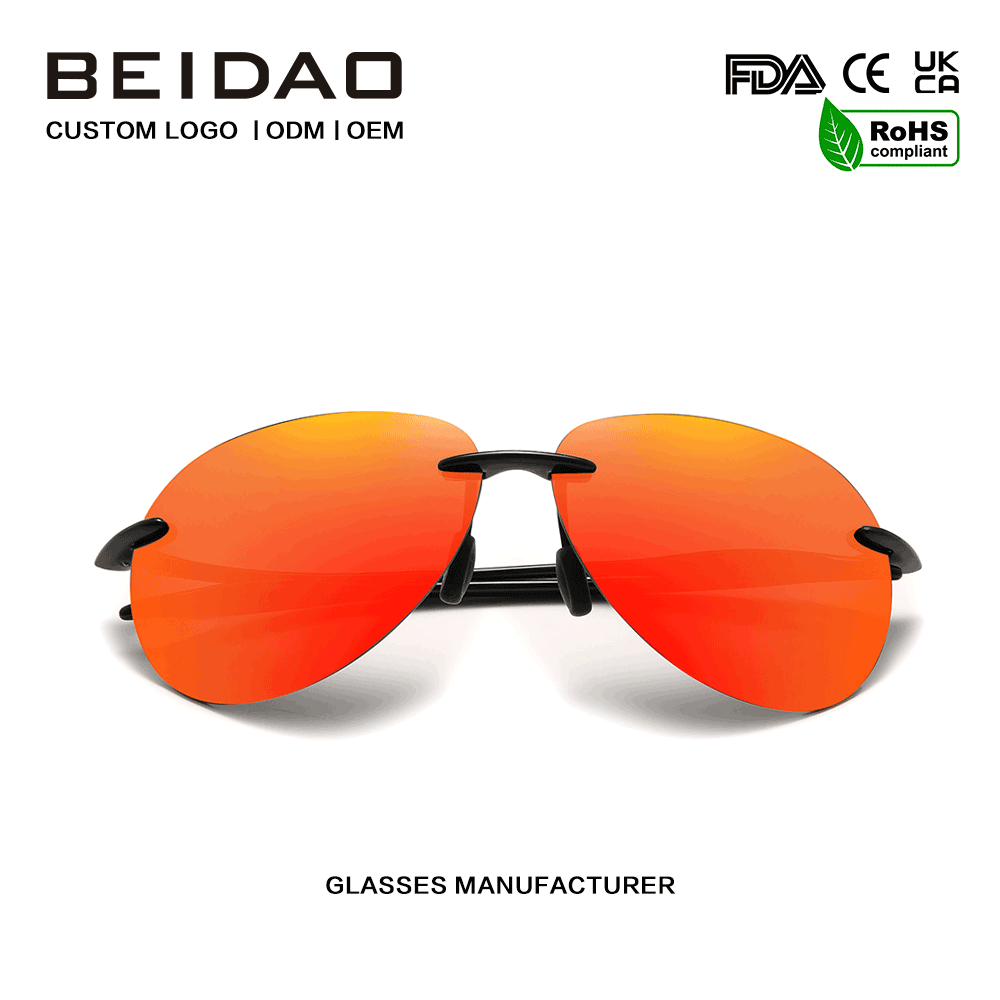 New Designer Ultralight TR90 Frameless Sunglasses