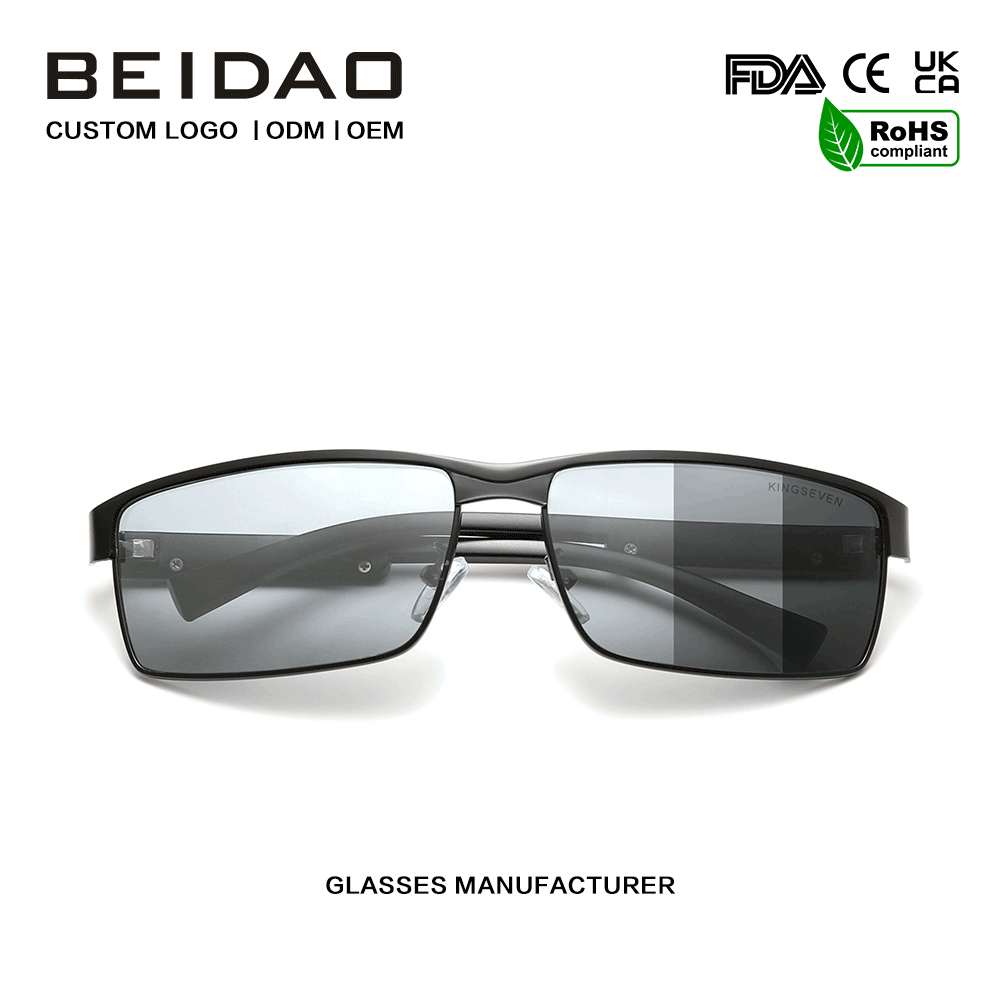 New High Quality Photochromic Polarized Sports Sunglasses