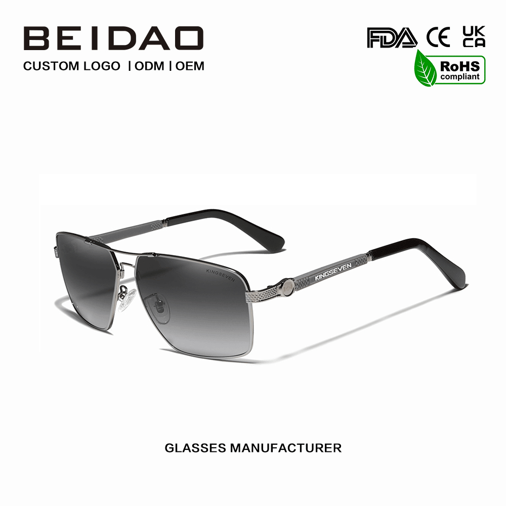 New Square Style Polarized UV400 Lens Sunglasses