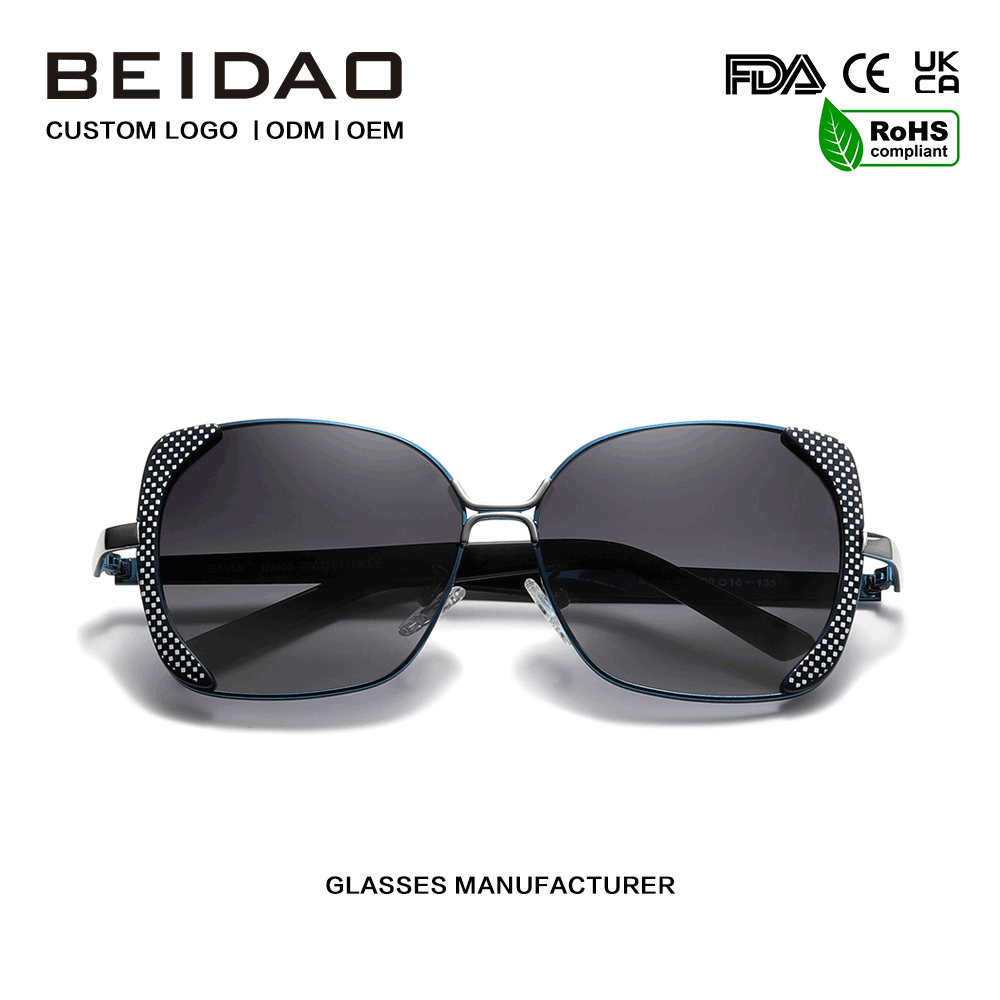 Women's Luxury Oversized Polarized Gradient Sunglasses